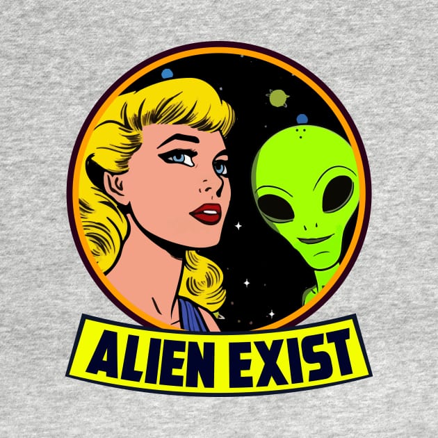 ALIEN EXIST by theanomalius_merch